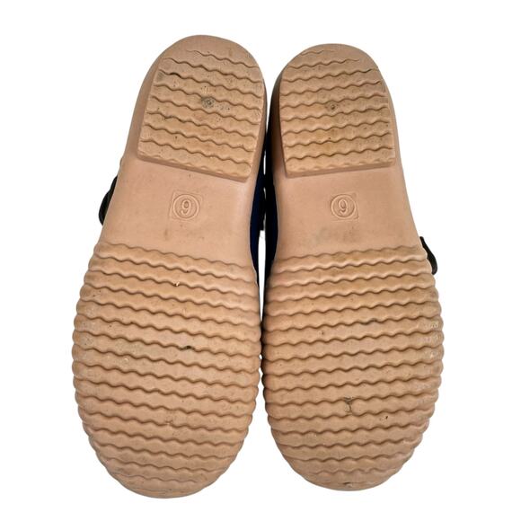 Capelli Brown Navy Rubber Faux Leather Lace Up Ankle Duck Boot Winter Size 6 - Picture 7 of 8